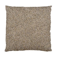 Light Beige Sand Texture Standard Cushion Case (one Side)  by trendistuff