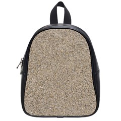 Light Beige Sand Texture School Bags (small)  by trendistuff