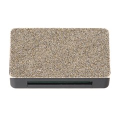 Light Beige Sand Texture Memory Card Reader With Cf by trendistuff