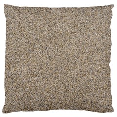 Light Beige Sand Texture Large Cushion Cases (two Sides)  by trendistuff