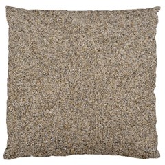 Light Beige Sand Texture Large Flano Cushion Cases (two Sides)  by trendistuff