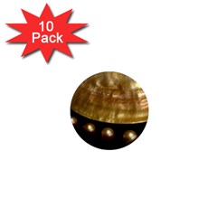 Golden Pearls 1  Mini Magnet (10 Pack)  by trendistuff