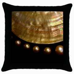 Golden Pearls Throw Pillow Cases (black) by trendistuff