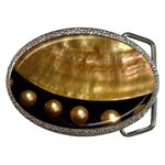 GOLDEN PEARLS Belt Buckles Front