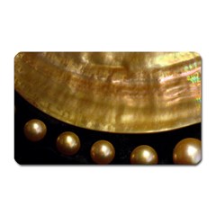 Golden Pearls Magnet (rectangular) by trendistuff