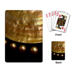 Golden Pearls Playing Card by trendistuff