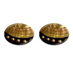 Golden Pearls Cufflinks (oval) by trendistuff