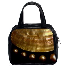 Golden Pearls Classic Handbags (2 Sides) by trendistuff