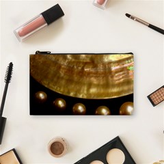 Golden Pearls Cosmetic Bag (small)  by trendistuff