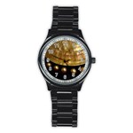 GOLDEN PEARLS Stainless Steel Round Watches Front