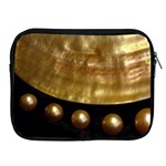 GOLDEN PEARLS Apple iPad 2/3/4 Zipper Cases Front