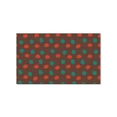 Distorted Polka Dots Pattern Sticker Rectangular (10 Pack) by LalyLauraFLM