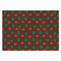 Distorted Polka Dots Pattern Large Glasses Cloth (2 Sides) by LalyLauraFLM