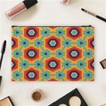 Stars and honeycomb pattern Cosmetic Bag (Large) Back