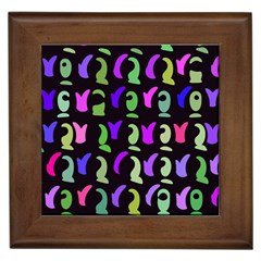 Misc Shapes Framed Tile by LalyLauraFLM