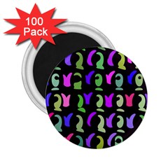 Misc Shapes 2 25  Magnet (100 Pack)  by LalyLauraFLM