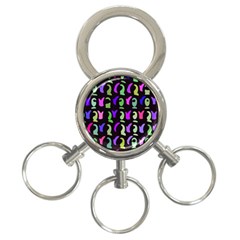 Misc Shapes 3-ring Key Chain by LalyLauraFLM