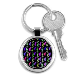 Misc Shapes Key Chain (round) by LalyLauraFLM