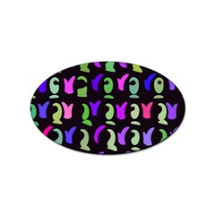 Misc Shapes Sticker (oval) by LalyLauraFLM