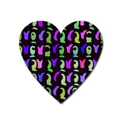 Misc Shapes Magnet (heart) by LalyLauraFLM