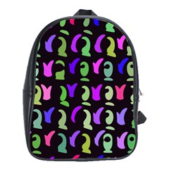 Misc Shapes School Bag (large) by LalyLauraFLM