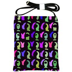 Misc Shapes Shoulder Sling Bag by LalyLauraFLM