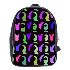 Misc Shapes School Bag (xl) by LalyLauraFLM