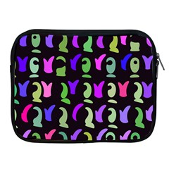 Misc Shapes Apple Ipad 2/3/4 Zipper Case by LalyLauraFLM