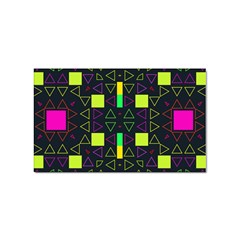 Triangles And Squares Sticker (rectangular) by LalyLauraFLM