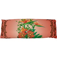 Awesome Flowers And Leaves With Floral Elements On Soft Red Background Samsung Galaxy Nexus S I9020 Hardshell Case by FantasyWorld7