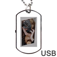 Chipped Dog Tag Usb Flash (two Sides) 