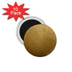 Gold Plastic 1 75  Magnets (10 Pack)  by trendistuff