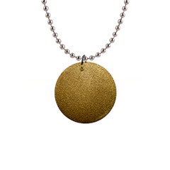 Gold Plastic Button Necklaces