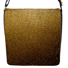 Gold Plastic Flap Messenger Bag (s) by trendistuff