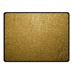 Gold Plastic Double Sided Fleece Blanket (small)  by trendistuff