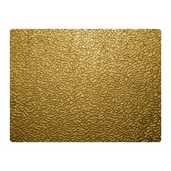 Gold Plastic Double Sided Flano Blanket (mini)  by trendistuff