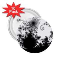 Fractal 2 25  Buttons (10 Pack)  by trendistuff