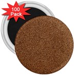 DARK BROWN SAND TEXTURE 3  Magnets (100 pack)