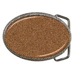 DARK BROWN SAND TEXTURE Belt Buckles