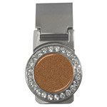 DARK BROWN SAND TEXTURE Money Clips (CZ) 