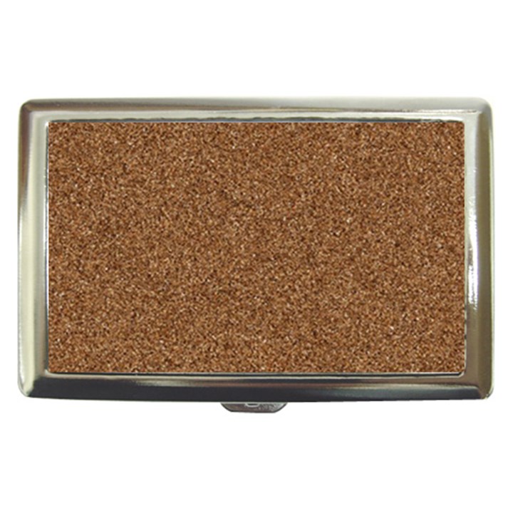 DARK BROWN SAND TEXTURE Cigarette Money Cases