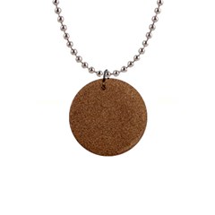 Dark Brown Sand Texture Button Necklaces by trendistuff