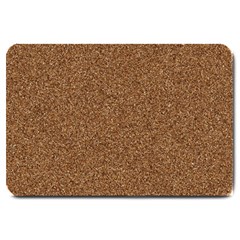 Dark Brown Sand Texture Large Doormat  by trendistuff