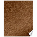 DARK BROWN SAND TEXTURE Canvas 11  x 14  