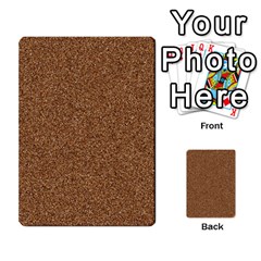 Dark Brown Sand Texture Multi-purpose Cards (rectangle)  by trendistuff