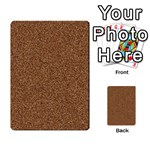 DARK BROWN SAND TEXTURE Multi-purpose Cards (Rectangle) 