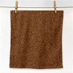 DARK BROWN SAND TEXTURE Face Towel