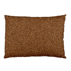 Dark Brown Sand Texture Pillow Cases by trendistuff