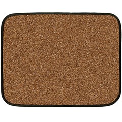 Dark Brown Sand Texture Fleece Blanket (mini)