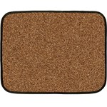 DARK BROWN SAND TEXTURE Fleece Blanket (Mini)